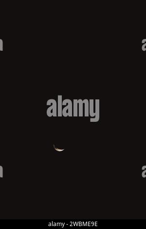 bright moon in cloudy sky Stock Photo
