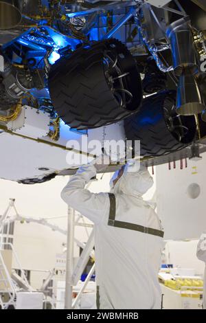 Mars Science Laboratory aeroshell. Heat shield (bottom) and backshell ...