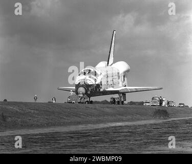 Space Shuttle Columbia arrived at Kennedy Space Center on the Shuttle ...