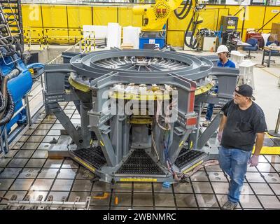Components for Orion crew module on Artemis II, carrying astronauts ...