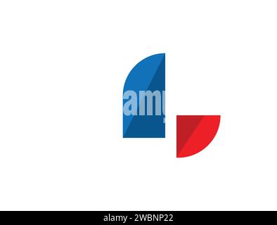 Modern abstract letter L initials business logo design. Abstract colorful letter L logo design for business company with modern color Vector Stock Vector