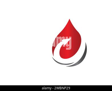 Oil and gas logo design vector template. Oil and gas mining company logo designs inspiration, perfect for company logo and signs Stock Vector