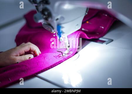 Working in the tailor shop. Stock Photo