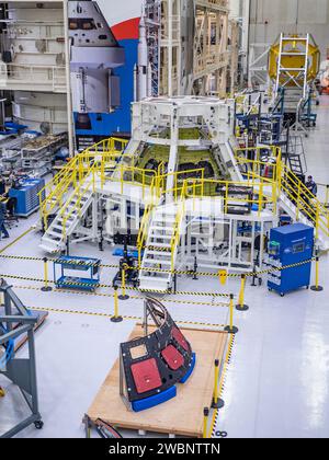 Orion crew module components for Artemis II, designed for astronaut ...