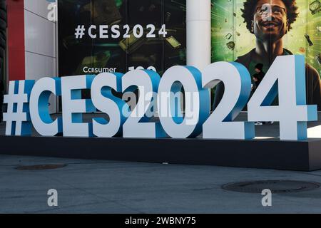 Las Vages, NV, USA. 11th Jan, 2024. View of CES 2024 in Las Vegas, Nevada, on January 11, 2024. Credit: Dee Cee Carter/Media Punch/Alamy Live News Stock Photo