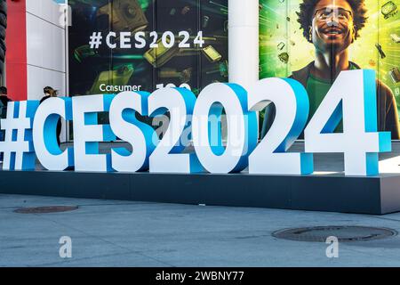 Las Vages, NV, USA. 11th Jan, 2024. View of CES 2024 in Las Vegas, Nevada, on January 11, 2024. Credit: Dee Cee Carter/Media Punch/Alamy Live News Stock Photo