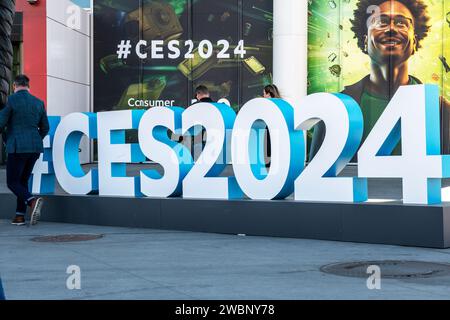 Las Vages, NV, USA. 11th Jan, 2024. View of CES 2024 in Las Vegas, Nevada, on January 11, 2024. Credit: Dee Cee Carter/Media Punch/Alamy Live News Stock Photo