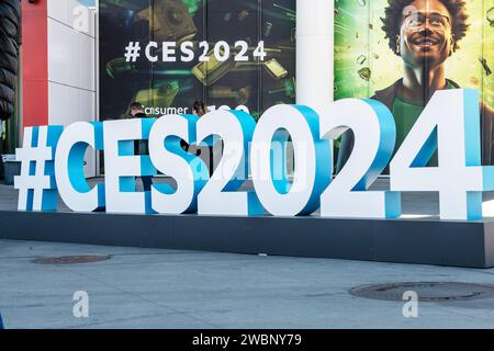 Las Vages, NV, USA. 11th Jan, 2024. View of CES 2024 in Las Vegas, Nevada, on January 11, 2024. Credit: Dee Cee Carter/Media Punch/Alamy Live News Stock Photo