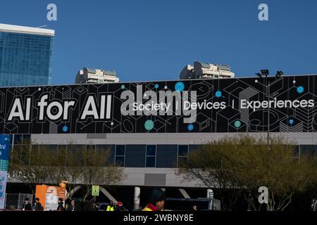 Las Vages, NV, USA. 11th Jan, 2024. View of CES 2024 in Las Vegas, Nevada, on January 11, 2024. Credit: Dee Cee Carter/Media Punch/Alamy Live News Stock Photo