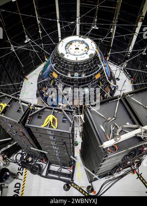 On May 2, 2019, the Orion crew module for Artemis I was tested using ...