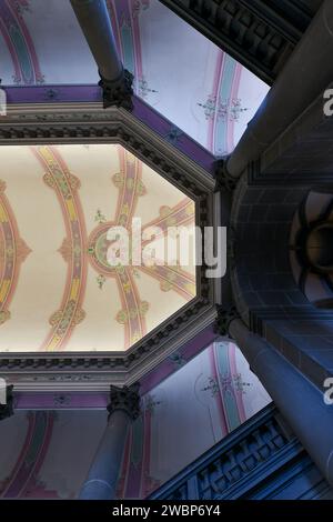 Bern, Switzerland - Aug 11, 2022: Church of the Holy Ghost in Bern, Switzerland. It is one of largest Swiss Reformed churches in Switzerland. Stock Photo