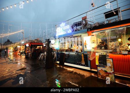 The Dadaocheng Pier Plaza in Taipei, Taiwan. Stock Photo