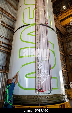 Booster Test for Space Launch System Rocket 06280013 Stock Photo - Alamy