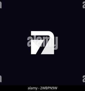 Seven Logo Simple and Modern Design Stock Vector