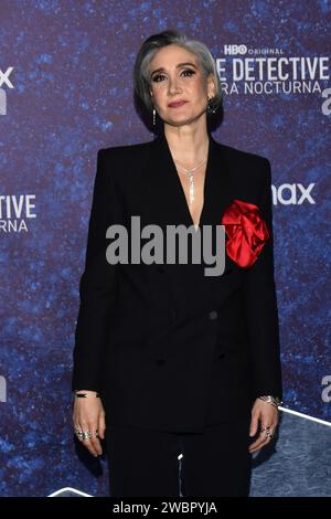 Mexico City, Mexico. 11th Jan, 2024. Director Issa Lopez is attending the blue carpet for the TV series premiere of HBO's ''True Detective: Night Country'' at Cineteca Nacional in Mexico City, Mexico, on January 11, 2023. (Photo by Carlos Tischler/Eyepix Group) Credit: NurPhoto SRL/Alamy Live News Stock Photo