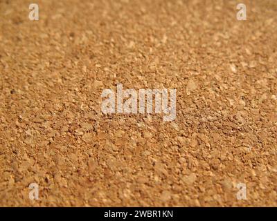 Closeup of an empty flat cork board. Stock Photo