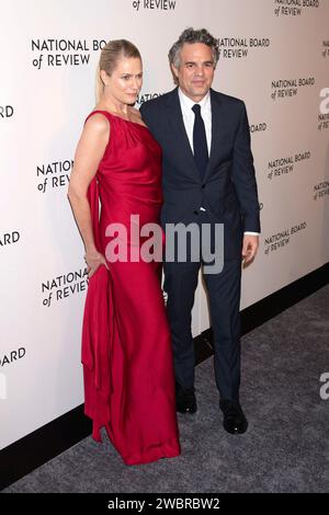 Mark Ruffalo mit Ehefrau Sunrise Coigney bei der National Board of