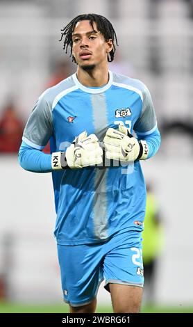 LENS, FRANCE - SEPTEMBER 12: goalkeeper Kilian Nikiema of Burkina Faso during the Internacional Friendly match between Morocco and Burkina Faso at Sta Stock Photo