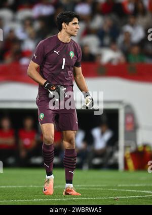 LENS, FRANCE - SEPTEMBER 12: goalkeeper Bono of Morocco during the Internacional Friendly match between Morocco and Burkina Faso at Stade Bollaert-Del Stock Photo