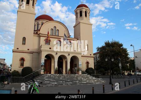 orthodox church (four martyrs) in rethymno in crete in greece Stock Photo