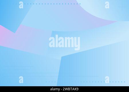 Abstract blue business background. Modern style template with gradient shapes. Stock Vector