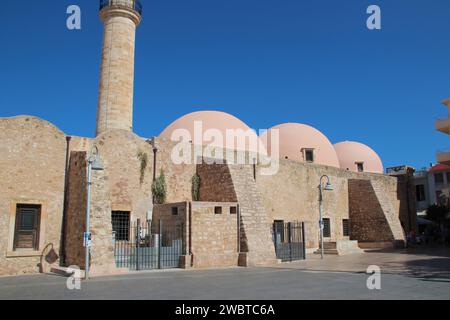 nerantzes  mosque in rethymno in crete in greece Stock Photo