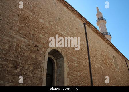 nerantzes  mosque in rethymno in crete in greece Stock Photo