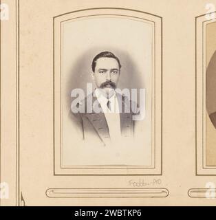 Java Insignia Portrait of a man with insignia on Jas, C. Perret, 1870 - 1885 ...