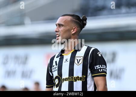 12th January 2024;  CommBank Stadium, Sydney, NSW, Australia: A-League Football, Macarthur FC versus Western United; Ivan Vujica of Macarthur FC Stock Photo