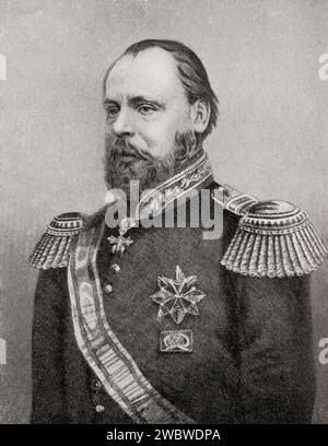 William III, 1817 –  1890.  King of the Netherlands and Grand Duke of Luxembourg. Stock Photo