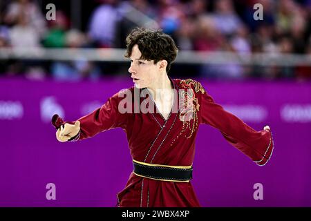 Makar SUNTSEV (FIN), During Men Free Skating, At The ISU European ...