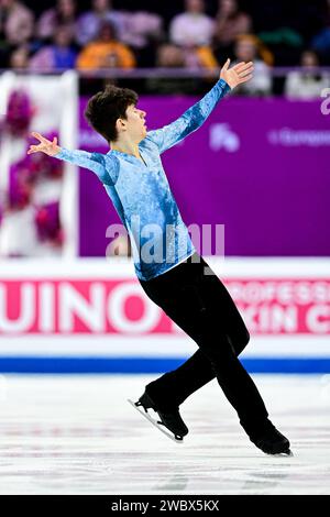 Adam HAGARA (SVK), during Men Free Skating, at the ISU European Figure