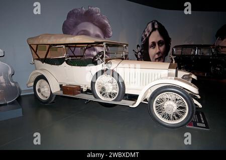 Rolls Royce 40/50 HP Silver Ghost ( UK 1914), Museo Nazionale dell'Automobile (MAUTO), National Car Museum (since 1933), Turin, Piedmont, Italy Stock Photo