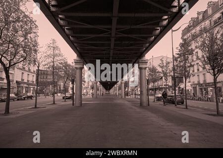 Mono Rail Bridge Perspective Stock Photo