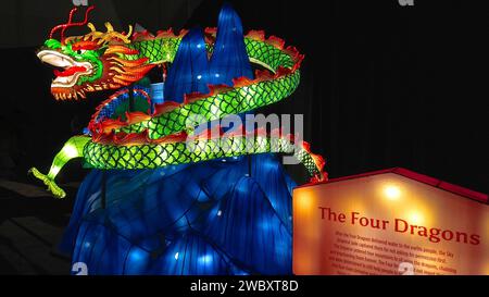 The Chinese Dragon - Chinese Lantern Festival in Toronto Stock Photo