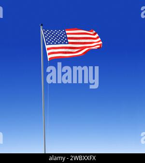 Flapping flag USA with wave. American flag for Memorial Day or 4th of ...