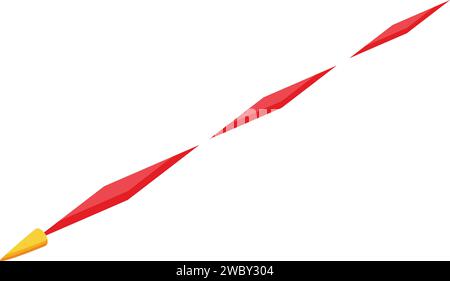 Laser gun shot icon isometric vector. Blaster firearm. Cosmic device shoot Stock Vector