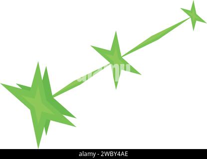 Green blaster arm icon isometric vector. Cosmic device. Plaything effect Stock Vector