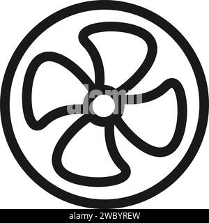 CPU cooling fan icon vector illustration illustration design Stock Vector