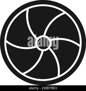 CPU cooling fan icon vector illustration illustration design Stock Vector