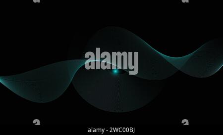 Abstract Big Data visualization digital network connection concept background. Artificial intelligence and engineering technology. Global network, Li Stock Vector