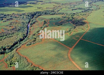 Kauaʻi Hawaiian: , anglicized as Kauai is geologically the second-oldest of the main Hawaiian Islands Stock Photo