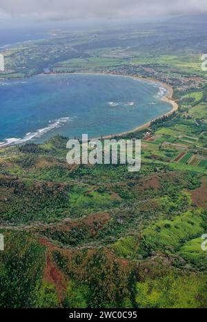Kauaʻi Hawaiian: , anglicized as Kauai is geologically the second-oldest of the main Hawaiian Islands Stock Photo