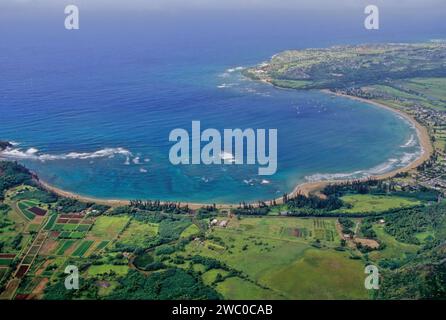 Kauaʻi Hawaiian: , anglicized as Kauai is geologically the second-oldest of the main Hawaiian Islands Stock Photo