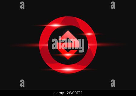 Z Red logo Design. Vector logo design for business. Stock Vector