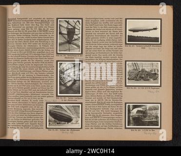 Zeppelin Fragments Different parts of a Zeppelin, Anonymous, c. 1919 photograph Six photos ...