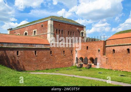 Fortifications of the fortress and city of Zamosc. View of the bastion VII. Zamosc is a historical city in southeastern Poland. Stock Photo