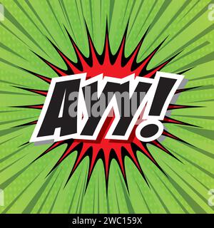 bubble speech OMG text pop art style vector image Stock Vector