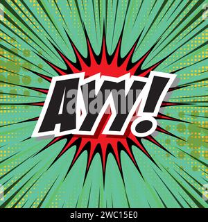 bubble speech OMG text pop art style vector image Stock Vector