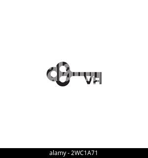 VA key concept in high quality professional design that will print well across any print media Stock Vector